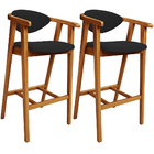 Kit 02 Banquetas Alta Para Cozinha Bancada Bar Sala De Jantar