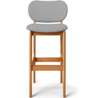 Kit 02 Banquetas Alta Para Cozinha Madeira Fixa Betta L02 Imb