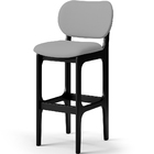 Kit 02 Banquetas Alta Para Cozinha Madeira Fixa Betta L02 Pre