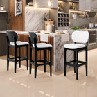 Kit 02 Banquetas Alta Para Cozinha Madeira Fixa Betta L02 Pre