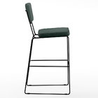 Kit 02 Banquetas Alta Para Cozinha Sala Base Em Aço Fixa Alla