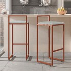 Kit 02 Banquetas Alta Para Cozinha Sala De Jantar Hanna L02 B