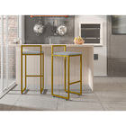 Kit 02 Banquetas Alta Para Cozinha Sala De Jantar Hanna L02 D