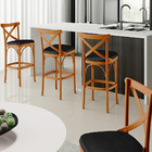 Kit 02 Banquetas Altas Cozinha Bancada Bar Sala De Jantar Est