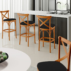 Kit 02 Banquetas Altas Cozinha Bancada Bar Sala De Jantar Est