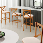 Kit 02 Banquetas Altas Cozinha Bancada Bar Sala De Jantar Est