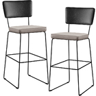 Kit 02 Banquetas Altas Cozinha Sala Jantar Fixa Allana L02 Co