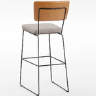 Kit 02 Banquetas Altas Cozinha Sala Jantar Fixa Allana L02 Co