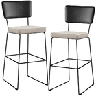 Kit 02 Banquetas Altas Cozinha Sala Jantar Fixa Allana L02 Co