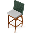 Kit 02 Banquetas Altas Cozinha Sala Jantar Fixa Mila L02 Fact