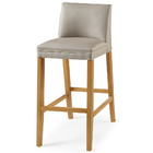 Kit 02 Banquetas Altas Estofada Para Cozinha Sala De Jantar F