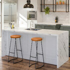 Kit 02 Banquetas Altas Industrial Para Cozinha Sala De Jantar