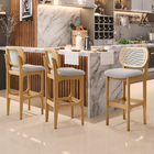 Kit 02 Banquetas Altas Para Cozinha Bancada Sala Tela Betta F