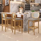 Kit 02 Banquetas Altas Para Cozinha Bancada Sala Tela Betta F