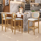 Kit 02 Banquetas Altas Para Cozinha Bancada Sala Tela Betta F