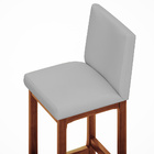 Kit 02 Banquetas Altas Para Cozinha Sala De Jantar Fixa Alya