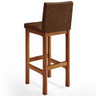 Kit 02 Banquetas Altas Para Cozinha Sala De Jantar Fixa Alya