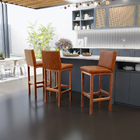 Kit 02 Banquetas Altas Para Cozinha Sala De Jantar Fixa Alya