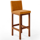 Kit 02 Banquetas Altas Para Cozinha Sala De Jantar Fixa Alya