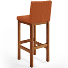 Kit 02 Banquetas Altas Para Cozinha Sala De Jantar Fixa Alya