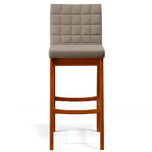 Kit 02 Banquetas Altas Para Cozinha Sala De Jantar Fixa Mila