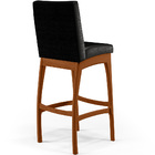 Kit 02 Banquetas Altas Para Cozinha Sala De Jantar Fixa Mila