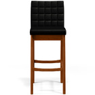 Kit 02 Banquetas Altas Para Cozinha Sala De Jantar Fixa Mila