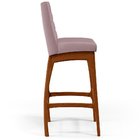 Kit 02 Banquetas Altas Para Cozinha Sala De Jantar Fixa Mila