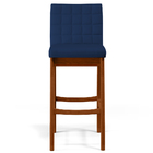 Kit 02 Banquetas Altas Para Cozinha Sala De Jantar Fixa Mila