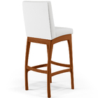 Kit 02 Banquetas Altas Para Cozinha Sala De Jantar Fixa Mila