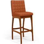 Kit 02 Banquetas Altas Para Cozinha Sala De Jantar Fixa Mila