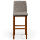 Kit 02 Banquetas Altas Para Cozinha Sala De Jantar Fixa Zoe L