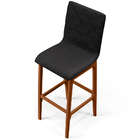 Kit 02 Banquetas Altas Para Cozinha Sala De Jantar Fixa Zoe L