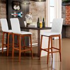 Kit 02 Banquetas Altas Para Cozinha Sala De Jantar Fixa Zoe L