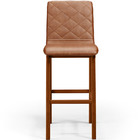 Kit 02 Banquetas Altas Para Cozinha Sala De Jantar Fixa Zoe L