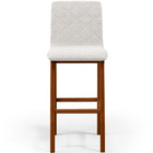 Kit 02 Banquetas Altas Para Cozinha Sala De Jantar Fixa Zoe L