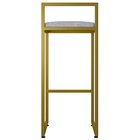 Kit 02 Banquetas Altas Para Cozinha Sala De Jantar Hanna L02