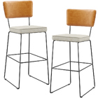 Kit 02 Banquetas Altas Sala De Jantar Fixa Allana L02 Couríss