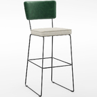 Kit 02 Banquetas Altas Sala De Jantar Fixa Allana L02 Facto V