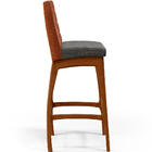 Kit 02 Banquetas Altas Sala De Jantar Fixa Mila L02 Couríssim