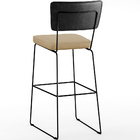 Kit 02 Banquetas Altas Sala Jantar Fixa Allana L02 Couríssimo