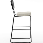 Kit 02 Banquetas Altas Sala Jantar Fixa Allana L02 Couríssimo