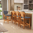 Kit 02 Banquetas Baixa Bar Cozinha E Sala De Jantar Fixa Bett