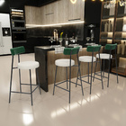 Kit 02 Banquetas Baixa Bar Cozinha E Sala Jantar Milão L02 Co