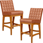 Kit 02 Banquetas Baixa Cozinha Bancada Bar Sala Jantar Fixa M