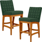 Kit 02 Banquetas Baixa Cozinha Bancada Bar Sala Jantar Fixa M