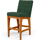 Kit 02 Banquetas Baixa Cozinha Bancada Bar Sala Jantar Fixa M