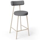 Kit 02 Banquetas Baixa Cozinha Sala Jantar Bancada Milão Aren