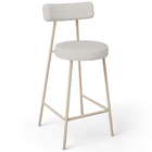 Kit 02 Banquetas Baixa Cozinha Sala Jantar Bancada Milão Aren