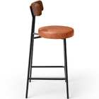 Kit 02 Banquetas Baixa Cozinha Sala Jantar Bancada Milão L02